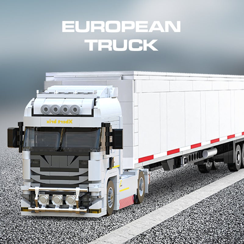 Engineering Series Truck City Bus Transport Vehicle Combined With Small Particle Building Blocks Children'S Educational Enlightenment Toys - Image 2